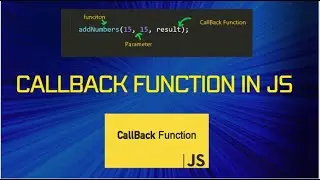callback function in javascript with example and full explanation || callback function