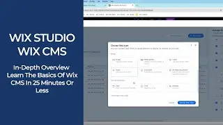 Wix Studio | Wix CMS In-Depth Overview