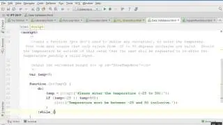 Data Validation in JavaScript