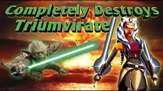 Arena Trials: On Auto, ATF and GMY Destroys Triumvirate  star wars galaxy of heroes swgoh