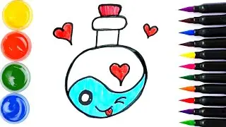 HOW TO DRAW A CUTE POISON ,STEP BY STEP, DRAW Cute things