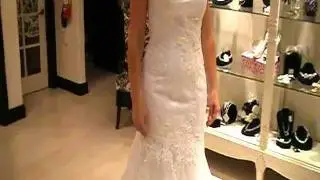 Bridal Gown, Lace Mermaid Wedding Dress, With Bridal Shoes Ideas, Red Bridal Shoes
