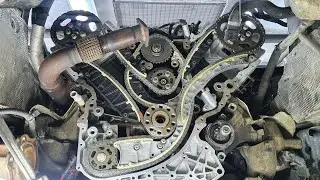 Замена цепи грм Audi a6c7 3.0TDI. Замена прокладки ГБЦ.