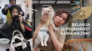 Nyari Vaksin Booster Covid | Ngopi di Cafe Bareng Anjing | Belanja Bawa Anjing - Daily Vlog