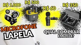 Os Melhores MICROFONES DE LAPELA SEM FIO E COM FIO em 2024! ✅