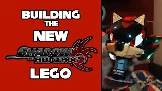 Building The SHADOW THE HEDGEHOG Lego Bust!
