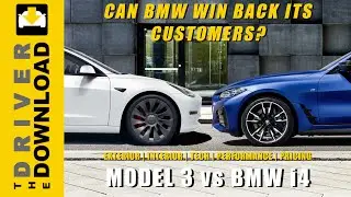 BMW i4 vs Tesla Model 3: BMW FIGHTS BACK!