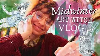 Midwinter Art Witch Vlog: February Spells, Unboxing & Thunder Candles