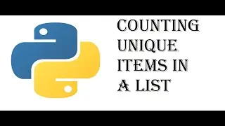 Counting unique items in a List.