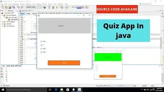 Quiz App Project In Java ||   Quiz App In  JavaFull Tutorial || Lets Do Coding