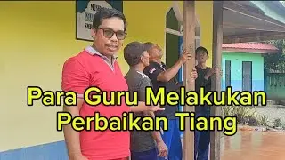 Perbaikan Tiang Penyangga Atap Masjid || Masjid Nurul Ilmi || Bersama Guru SMP Negeri 1 Noling