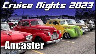 First Cruise Night Of The Year At Ancaster Hosted By The Optimist Club.