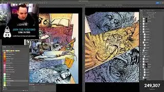 Live Comic Coloring April 14th, 2024 - A Post-Covid World