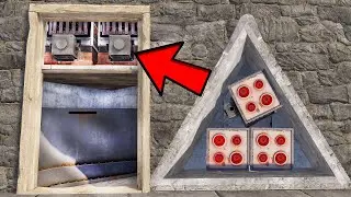 КАК УСТАНОВИТЬ 3 ПЕЧИ В ТРЕУГОЛЬНИК В игре  rust раст