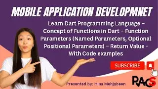 Concept of Functions in Dart–Function Parameters(Named & Optional Positional Parameter)–Return Value