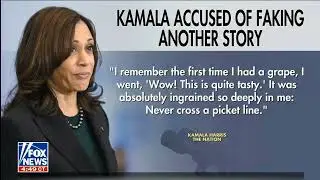 "She Lies A Bunch": Gutfeld Calls Bluff On Kamala Harris' Grape Story