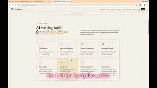 SnapRewrite: Flexible AI writing for selected text on macOS