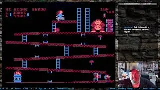 Donkey Kong by Atari [1983] (Atari 800/MiSTer/C64) | Sprite Castle Plays