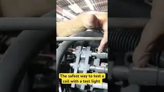The safest way to test a coil with a test light. #Shorts. ￼