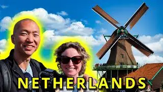 Exploring Old Windmills in Zaanse Schans, Netherlands!