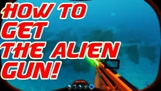 How To Get The Alien Rifle In Subnautica! (mod)