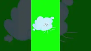 FREE Windy Cloud Animation [4K Green Screen] - No Copyright Weather VFX for Cartoon & Motion Graphic