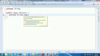 How to create getter and setter methods automatically using Eclipse?