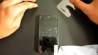 Applying a screen shield on iPhone 4- BEST Method!