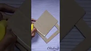 Bingkai foto dari kardus bekas || prakarya low budget #shorts #diy