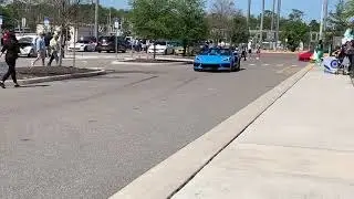 rapid blue c8 convertible!