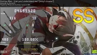 osu! Komiya Mao - (can you) understand me? [kitty's insane] FC SS