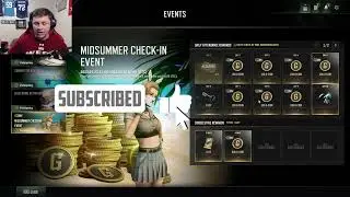 HOW TO GET 2,000 *FREE* GCOIN!! PUBG SUMMER FEST LOGIN BONUS EXPLAINED!