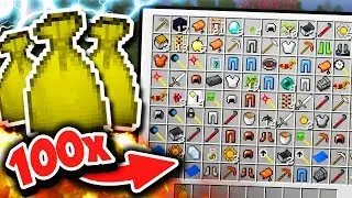 OPENING 100x LEGENDARY LOOTBAGS (Minecraft Boundless Modpack #35)