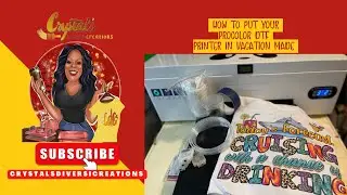 How to put your Procolor DTF printer in vacation mode