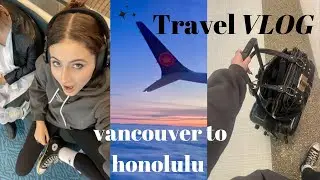 Travel with me... YVR to Honolulu // Travelling VLOG