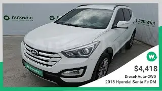 New Arrivals - 2013 Hyundai SantaFe DM - Diesel - $4,418 #korea #hyundai #santafe