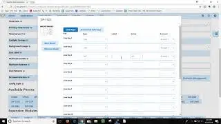 Yealink DSS Keys Edit Enpoint Manager