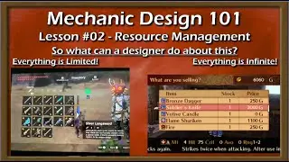Mechanic Design 101 - Resource Management