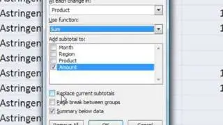 Creating Multiple Calculations With Excel's Data Subtotal Functions