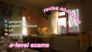 revise and recap my a-level exams