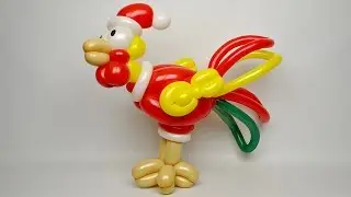 How to make a balloon cockerel
