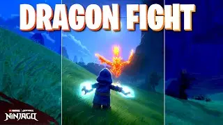 Dragon Fight in LEGO Fortnite Odyssey!