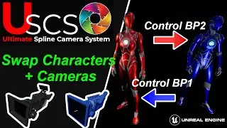 02D- Part2 Switch 2 Player Characters + Camera systems in USCS, tutorial Unreal Engine
