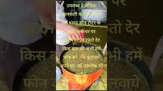 सीड ट्रीटमेंट मसीन! #seed #treatment बीज उपचार