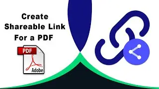 How to create a shareable link for a pdf using Adobe Acrobat Pro DC