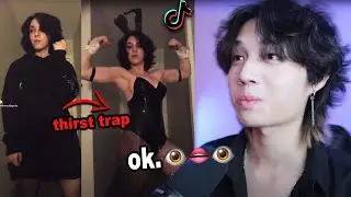 my last piece of innocence VS Thirst Trap HOT Tiktok (not a good idea)
