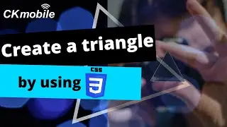 How to create a triangle with CSS ?