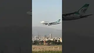 Airbus a310-300 landing mahan air mehrabad airport