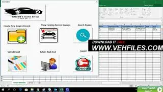 How to use MS Excel to Run Your Car Repair Service Shop?
