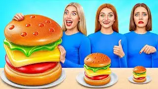 אתגר מזון גדול, בינוני או קטן עם עַרפָּד | אתגרי אוכל מצחיקים Multi DO Challenge